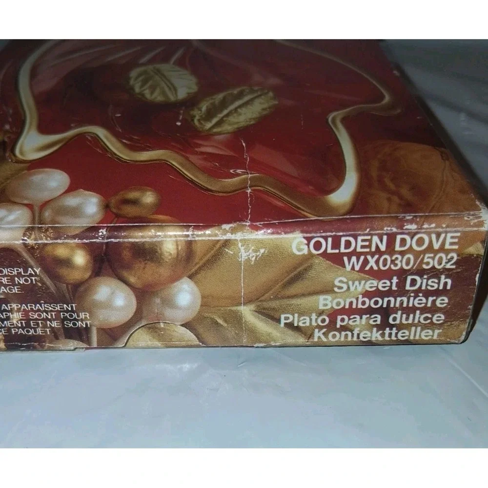 MIKASA Golden Dove‎ candy dish in original box New